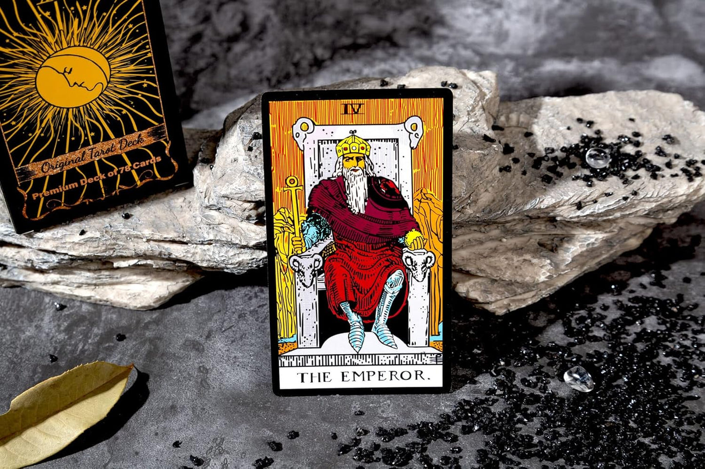Original Tarot Card Deck with Guidebook and Linen Bag - Classic Smith Artwork, Standard Tarot Deck for All Skill Levels