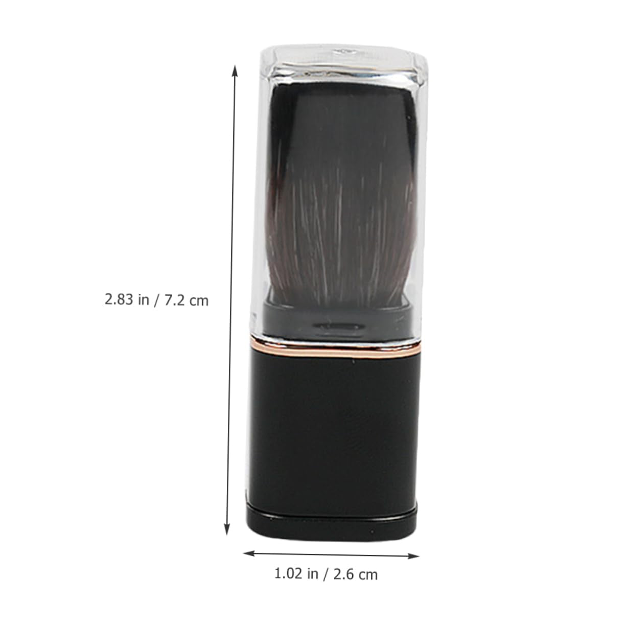 Multifunctional Travel Size Makeup Brush Set with Retractable Blush Brush