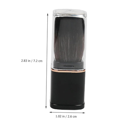 Multifunctional Travel Size Makeup Brush Set with Retractable Blush Brush