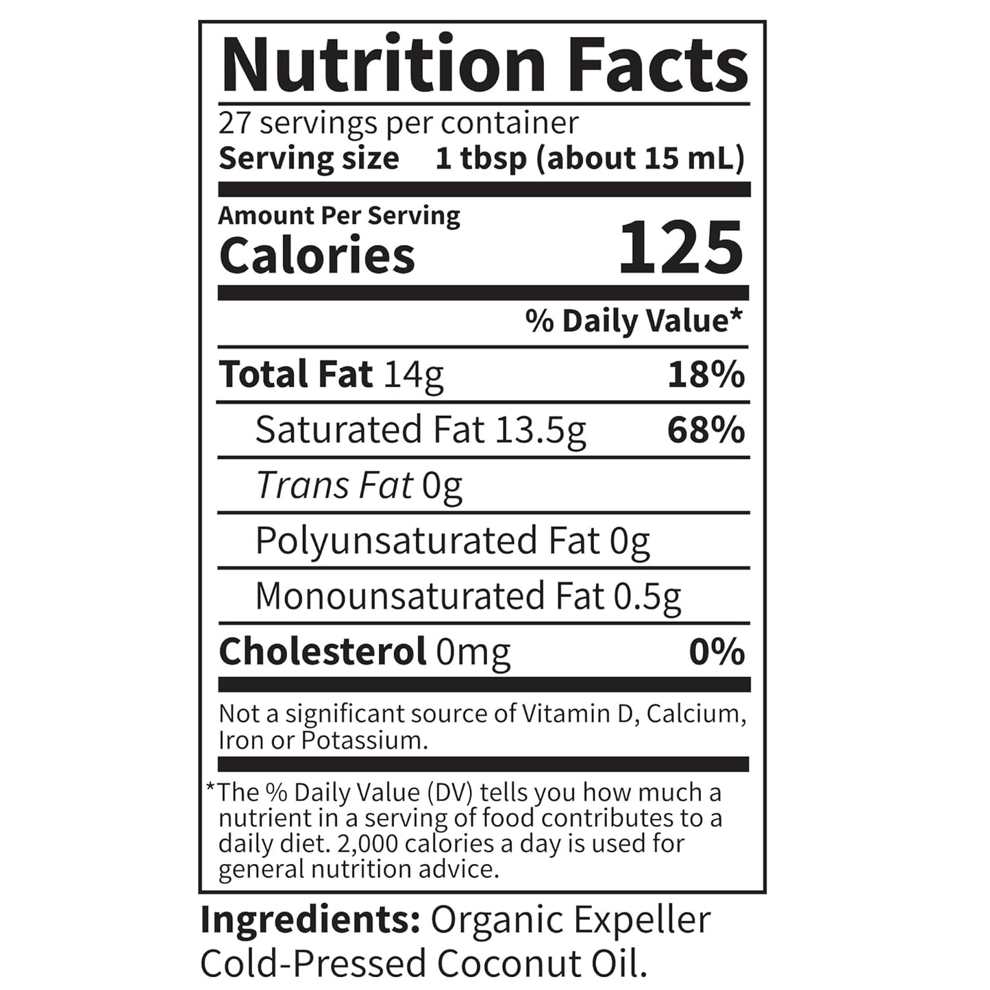 Raw Extra Virgin Coconut Oil - 14 Fl Oz (414 Ml)