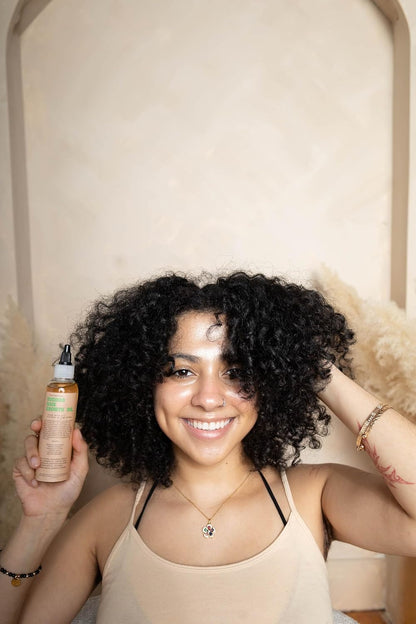 Voodoo Hair Growth Oil - Infused with Rosemary, Lemongrass, Grapeseed & Castor Oil for Hair Growth, Scalp Itchiness & Dry Scalp - 4 Fl Oz - All Hair Types