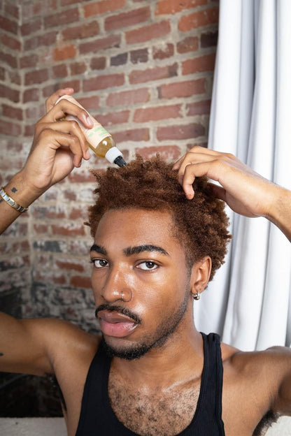 Voodoo Hair Growth Oil - Infused with Rosemary, Lemongrass, Grapeseed & Castor Oil for Hair Growth, Scalp Itchiness & Dry Scalp - 4 Fl Oz - All Hair Types