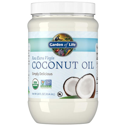 Raw Extra Virgin Coconut Oil - 14 Fl Oz (414 Ml)