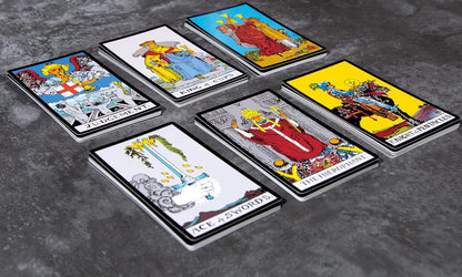 Original Tarot Card Deck with Guidebook and Linen Bag - Classic Smith Artwork, Standard Tarot Deck for All Skill Levels